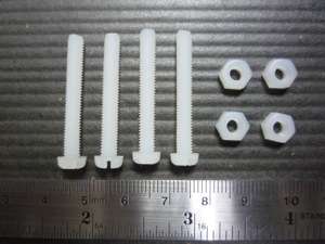 product description high grade nylon screws and nuts 4 sets 1 set 