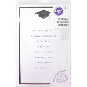  Party Supplies graduation invitations 12ct Toys & Games
