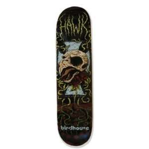  Birdhouse Tony Hawk Skull And Roses 7.5 Skateboard Deck 