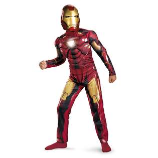 Disguise Inc Iron Man 2 (2010) Movie   Mark VI Light Up Deluxe Child 