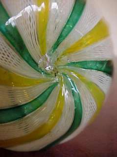 Vintage Italian   LATTICINO   Murano Glass Vase  