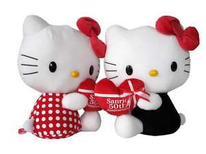 Sanrio 50th Anniversary Soft Toy HELLO KITTY Plush Doll  