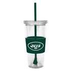 boelter new york jets lidded cold cup with straw