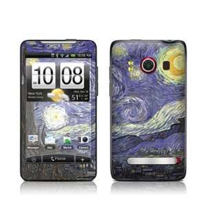 Van Gogh   Starry Night Design Protector Skin Decal Sticker for HTC 