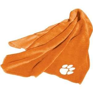Clemson Tigers NCAA Fleece Throw Blanket  Sports 