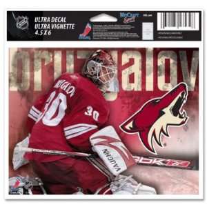  PHOENIX COYOTES OFFICIAL LOGO 4x6 ULTRA DECAL WINDOW 