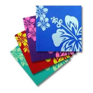  BOLD HIBISCUS COASTERS   SET OF 4   HULA PARTYWARE 