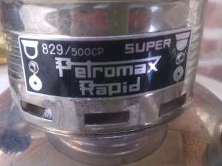   Pressure Lantern Super PETROMAX 829 RAPID 500CP Camping/ Glass  