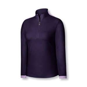 Adidas 2008 Womens ClimaLite Long Sleeve Color Block Golf Mock T 