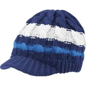 San Diego Chargers Womens Cable Visor Knit Hat  Sports 