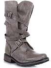   MADDEN BANDDIT Women Buckle Motorcycle Mid Calf Boot brown sz Stone