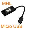   USB MHL to HDMI Adapter For Galaxy S II i9100 HTC Flyer G14 Black New