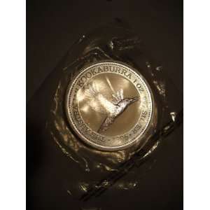  1993 Kookaburra 1 oz .999 Fine Silver $ Australia Dollar 