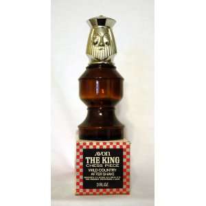   Avon Wild Country After Shave The King Chess Piece 