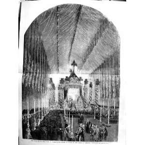  1852 DUKE WELLINGTON HALL CHELSEA HOSPITAL WATERLOO