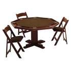 Kestell Furniture 52 Maple Pedestal Base Poker Table   Upholstery 