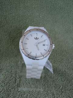   ADH2025 Cambridge Collection Womens White/Silver Tone Casual Watch