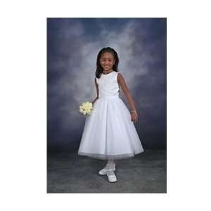  Sweetie Pie First Communion Dress 417T White Size 8 