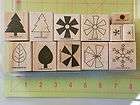 STAMPIN UP Rubber Stamps Set of 8 BUGS & SLUGS Snail Bee Butterfly 