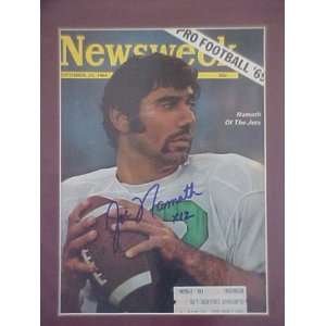 Joe Namath Autographed Signed September 15 1969 Newsweek Magazine 
