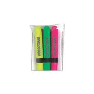 Liner Grip   Three Pack Of Highlighters   Pack of highlighter markers 