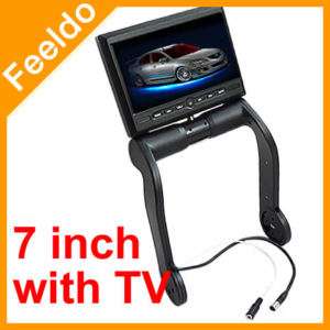 Black Car Central Armrest TFT LCD Monitor with TV  