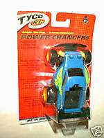 TYCO R/C ~  BLUE RACE CAR    POWER CHANGERS  