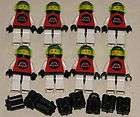 LEGO LOT OF 8 MTRON SPACE VINTAGE MINIFIGURES MINIFIGS MEN FIGS WITH 