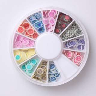 Condition 100% New Mixed Color and Pattern 3D Nail Art Fimo Slice