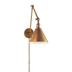 Lighting New York R SL2923HAB Studio 1 Light Sconces in Hand Rubbed 