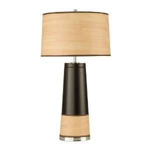Nova Lighting 12129 Cork Table Lamp, Dark Brown