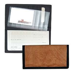 Calgary Flames Leather/Nylon Embossed Checkbook Cover  