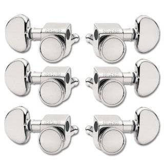 Grover 502C Roto Grip Locking Rotomatic Tuners, 3 Per Side, Chrome
