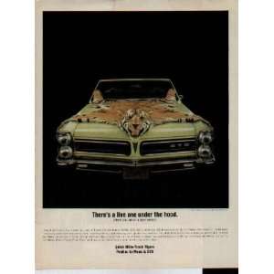   1965 Pontiac GTO Convertible Ad, A5432A. 19650122 
