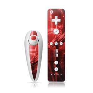  Ghost in the Game (Red) Design Nintendo Wii Nunchuk 