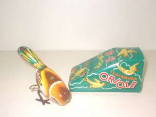 Vintage ORIOLE Bird WIND UP Tin Toy / China, NIB MS 569  