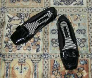 EUC LIZ CLAIBORNE Gloria black leather shoes size 6 M  