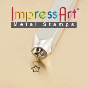  ImpressArt  3mm, Fun Star Design Stamp