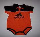 Adidas boy onesie/ bodysuit size 12Mos orange