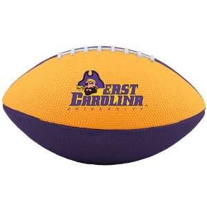  Nike East Carolina Pirates Purple Gold 10 Mini Football 