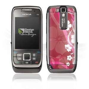  Design Skins for Nokia E66   Pink Flower Design Folie 