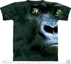 Mountain T Shirt   Silver Back Gorilla Portrait   The Mountain Tee 