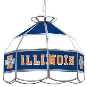   of Illinois Fighting Illini Small Pub Lamp