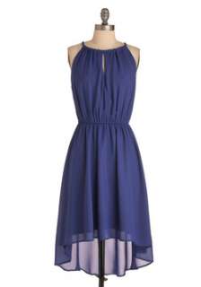 Blue Halter Dress  Modcloth