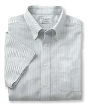 Wrinkle Resistant Classic Oxford Cloth Shirt, Short Sleeve University 