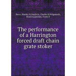  The performance of a Harrington forced draft chain grate 