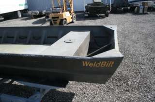 2009 Weldbilt Jon Hunting River Fishing Boat Aluminum Hull / NO 