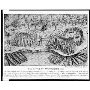 Battle of Ticonderoga, 1609,Algonquian,Iroquois 