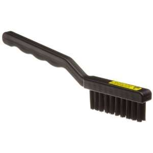Aven 23002 Black Polypropylene ESD Safe Brush, Style #2, 175mm Length 