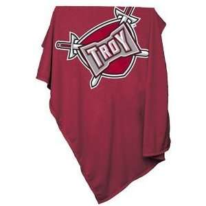  Troy State Trojans Sweatshirt Blanket/Throw   NCAA College 